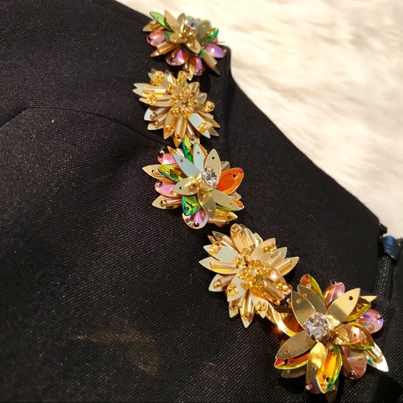 NWT Tory Burch Jeweled Neck Shift Sleeveless Dress - Picture 4 of 7